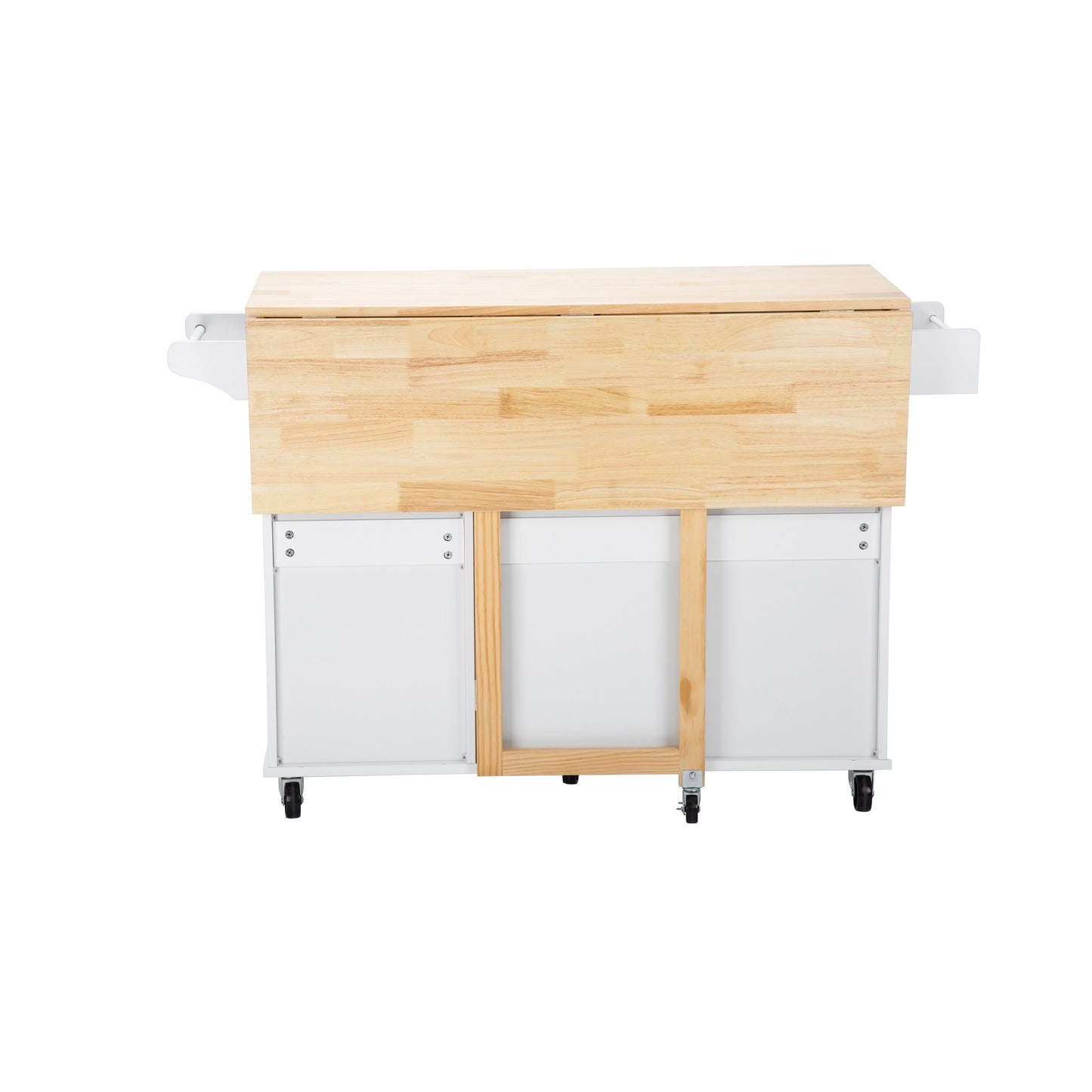 Savvy Kitchen Island & Kitchen Cart - White