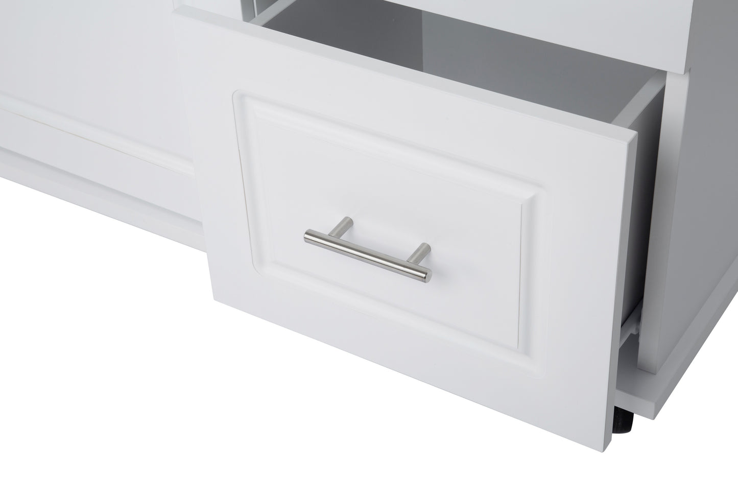 Savvy Kitchen Island & Kitchen Cart - White