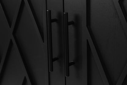 Hope Sideboard Storage Cabinet - Black