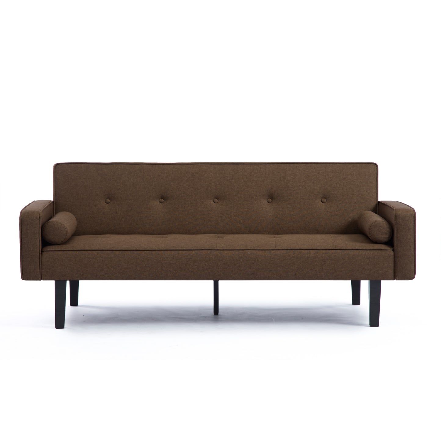 Aziza Convertible Sofa Bed - Dark Brown