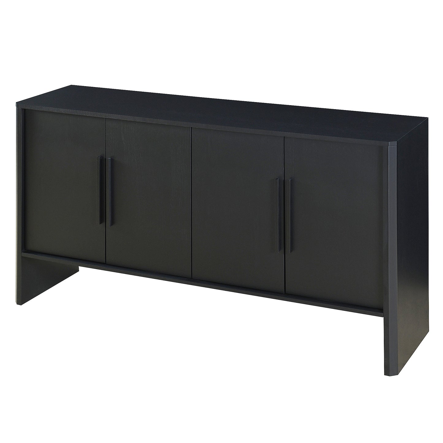 Miya Retro Sideboard Buffet - Black