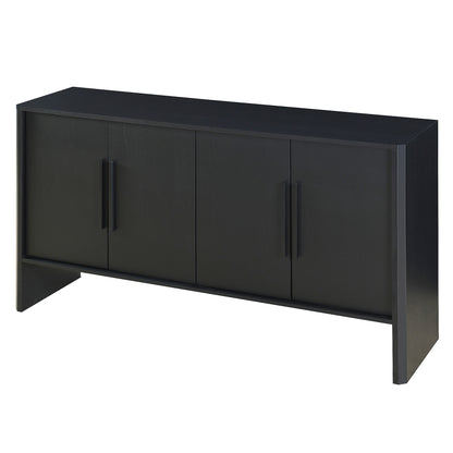 Miya Retro Sideboard Buffet - Black
