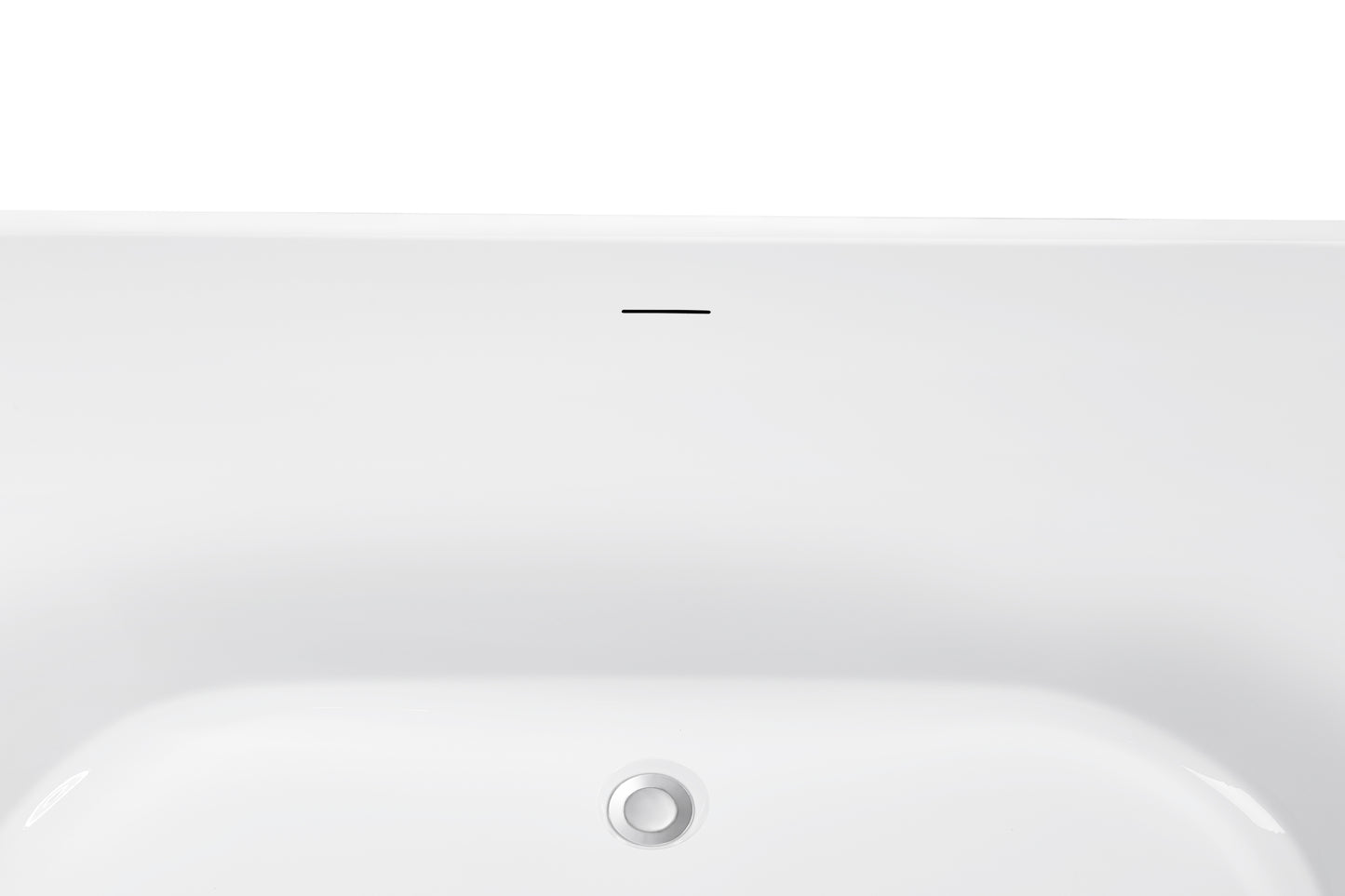 Osha 67"  Acrylic Freestanding Soaking Bathtub  - White