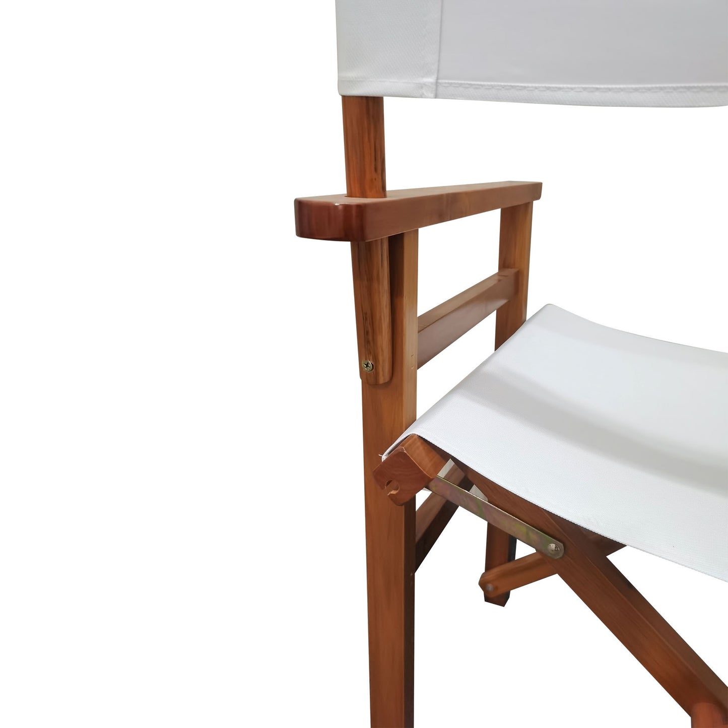 Nana Wooden Folding Director Chair - White