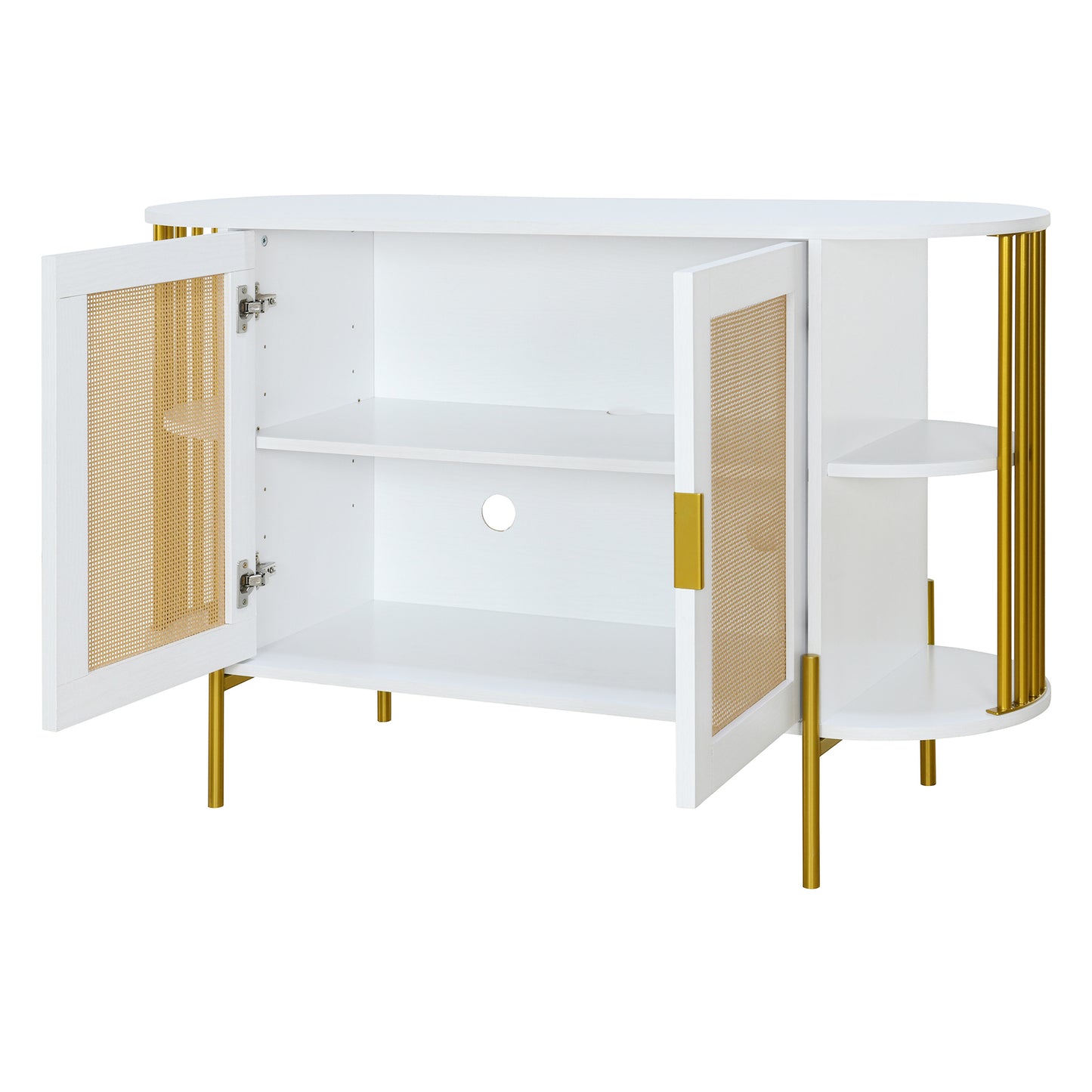 Amari 2- Rattan Door - White