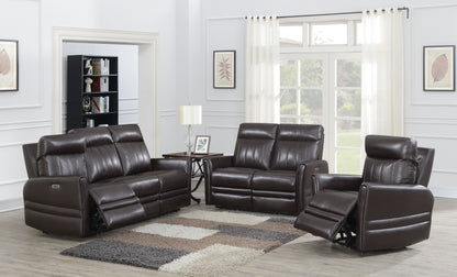 Aisha Leather Recliner Chair  - Brown