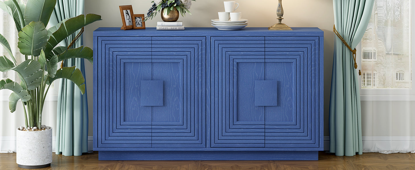 Alan Vintage Sideboard Buffet - Antique Navy Blue