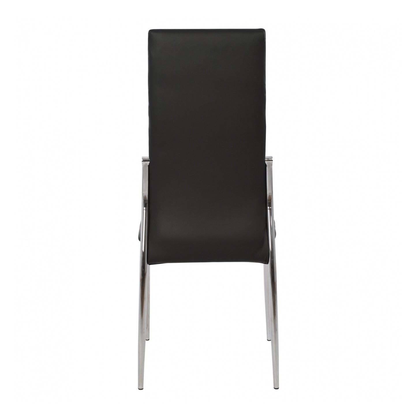 Larson Leatherette Dining Chairs (Set of 2) - Black