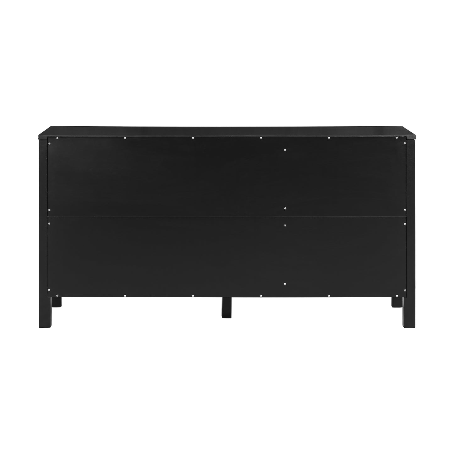 Evie Artistic Three-Door Sideboard Buffet - Black