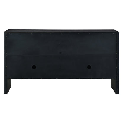 Miya Retro Sideboard Buffet - Black