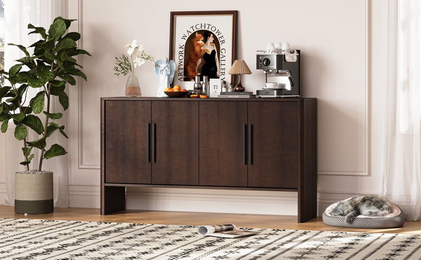 Miya Retro Sideboard Buffet - Espresso
