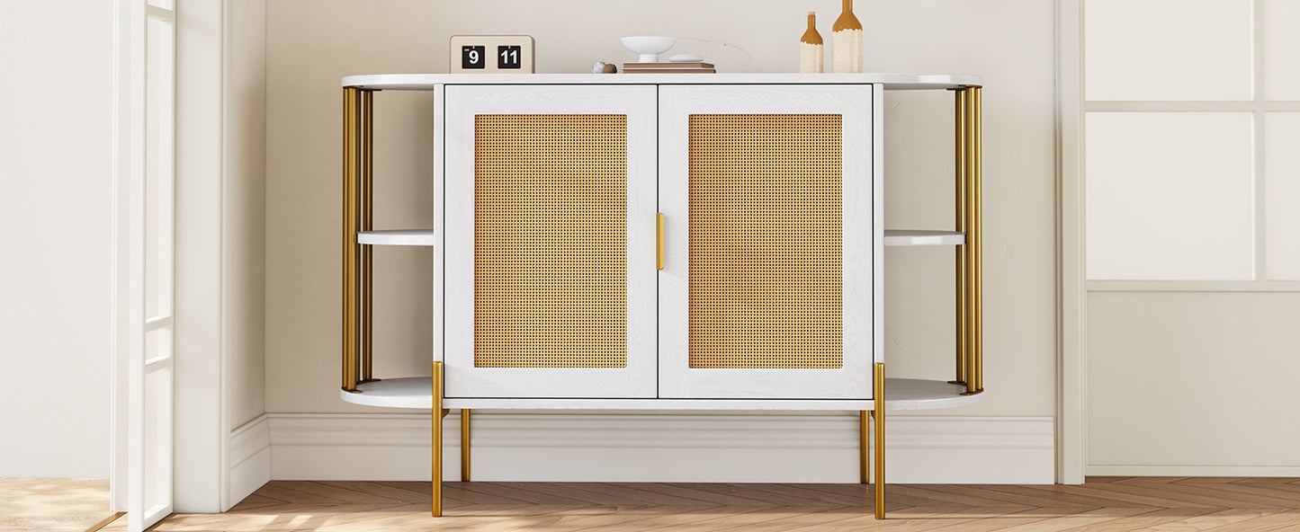Amari 2- Rattan Door - White