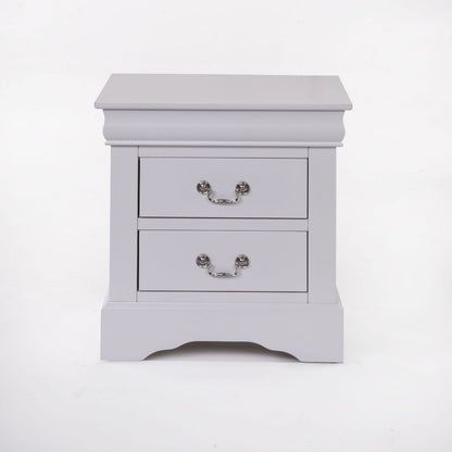 Louis Philippe III Nightstand - White 2