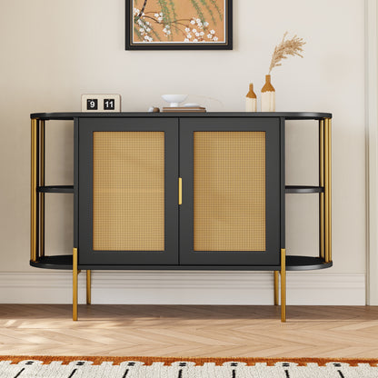 Amari 2- Rattan Door - Black