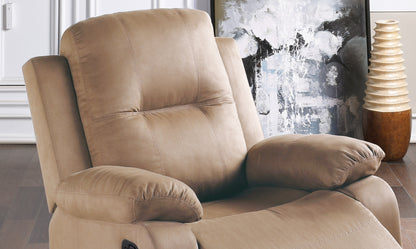 Freda Microfiber Motion Recliner - Peat