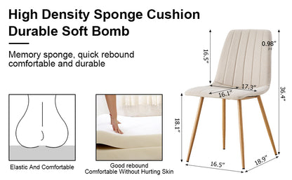 Otto Dining Chair (Set of 4) - Beige