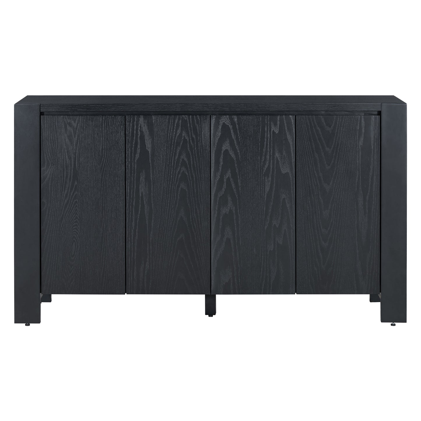 Cruz 4-door Sideboard - Black