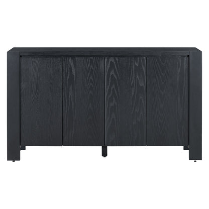 Cruz 4-door Sideboard - Black