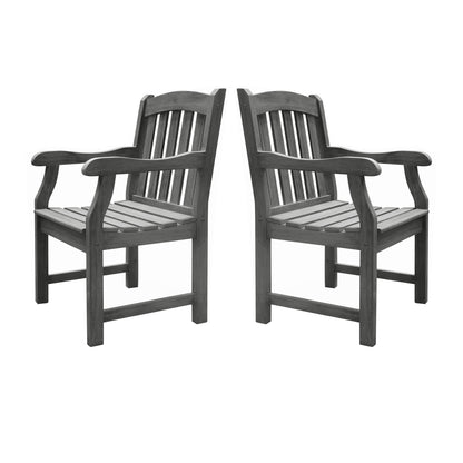 Malibu Outdoor Garden Armchair - Gray