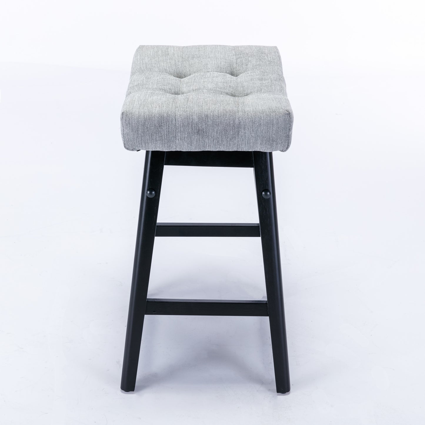 Farmhouse Counter Stools Height 25" -  Gray Set of 2