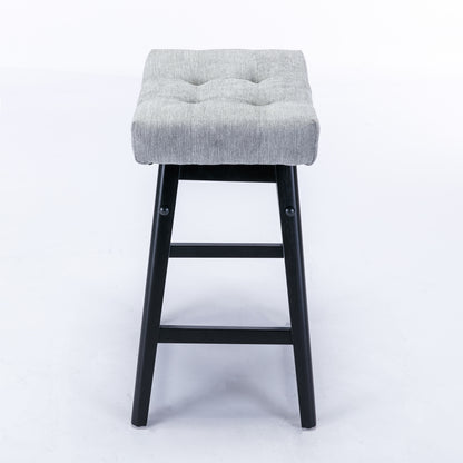 Farmhouse Counter Stools Height 25" -  Gray Set of 2