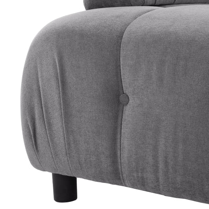 Moby Modular Convertible Sectional Sofa - Gray