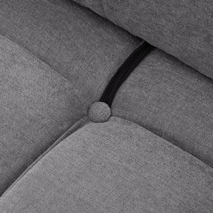 Moby Modular Convertible Sectional Sofa - Gray
