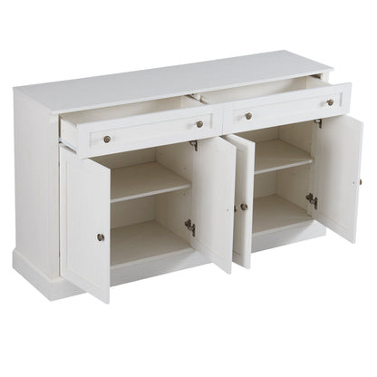 Houston 4-Door Sideboard Buffet - Antique White