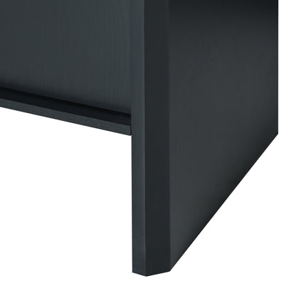 Miya Retro Sideboard Buffet - Black