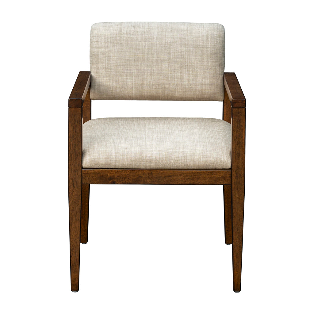 Lawrence Upholstered Dining Chairs with Arms (Set of 2)