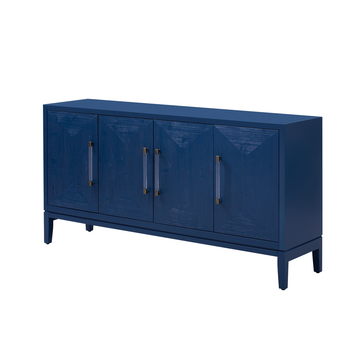 Carri Versatile Four-Door Sideboard Buffet - Navy Blue