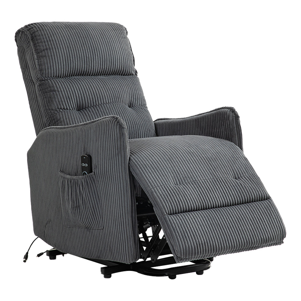 Fraser Electric Recliner Chair - Dark Gray