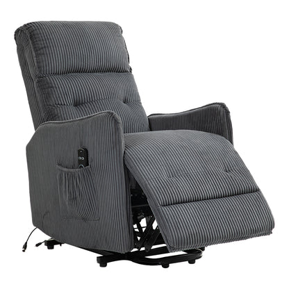 Fraser Electric Recliner Chair - Dark Gray