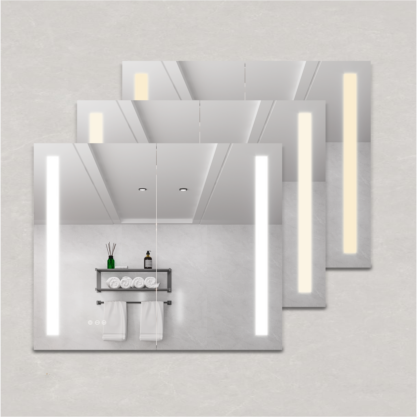 Nook Medicine Cabinet with LED Vanity Mirror