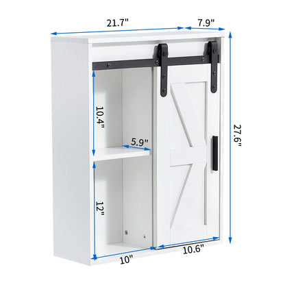Lumber Wood  Storage Cabinet - White