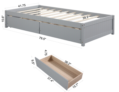 ElegantRest Twin Bed