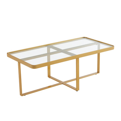 Nexus RectangleCoffee Table - Gold