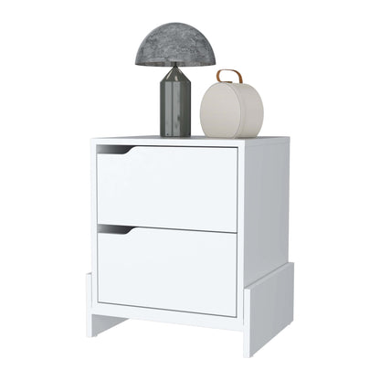 Ralston 2-Drawer Nightstand - White