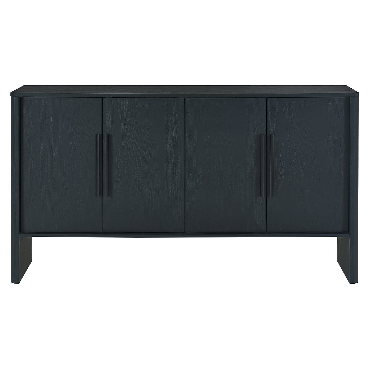 Miya Retro Sideboard Buffet - Black