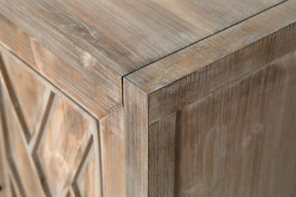 Hope Sideboard Storage Cabinet - Brown