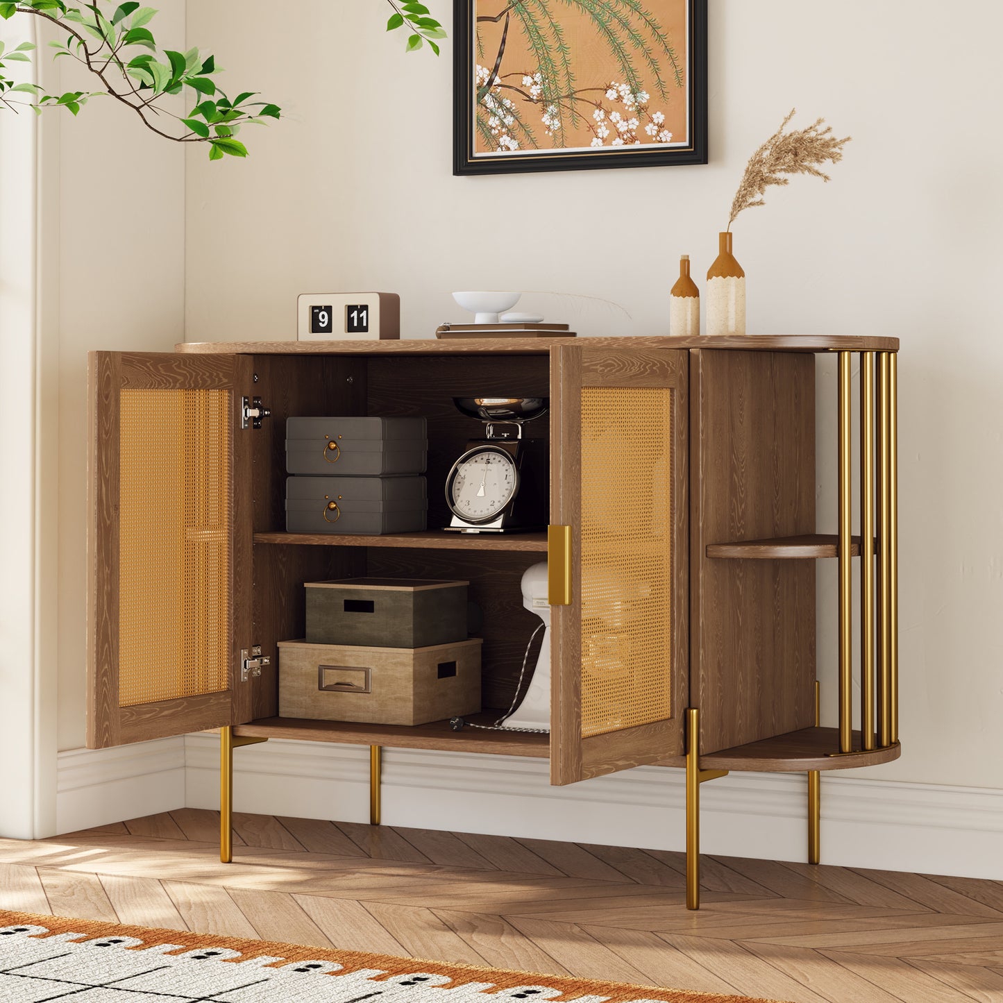 Amari 2- Rattan Door - Natural