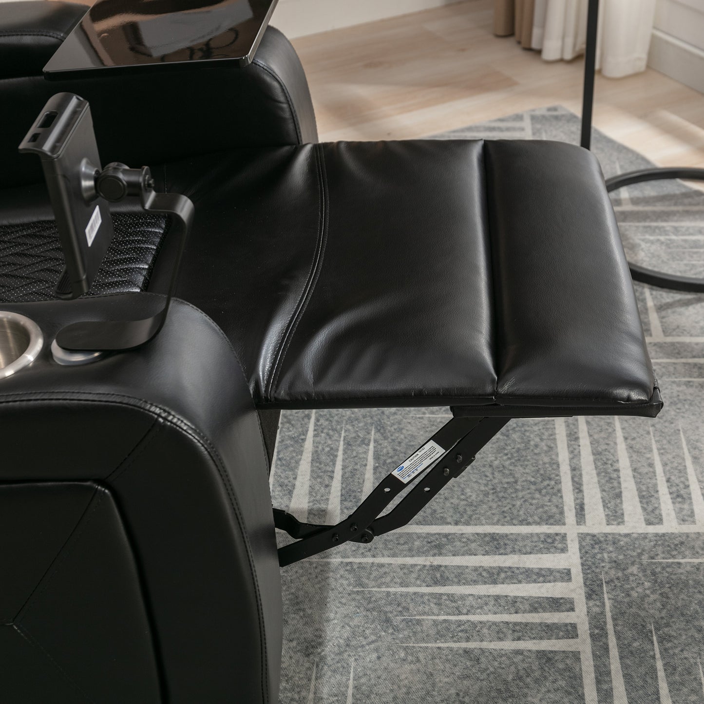 Comfort Max 270 Degree Swivel Power Recliner - Black