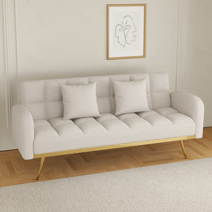 Sonic Convertible Sofa Bed- Beige