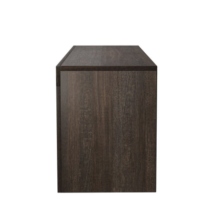 Nova 65 inches TV Stand with LED Lights - Brown