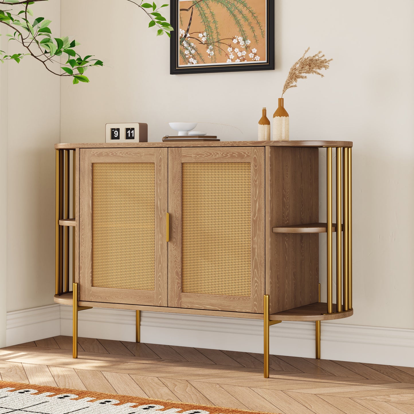 Amari 2- Rattan Door - Natural