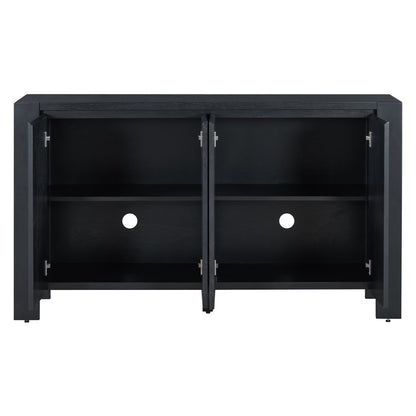 Cruz 4-door Sideboard - Black