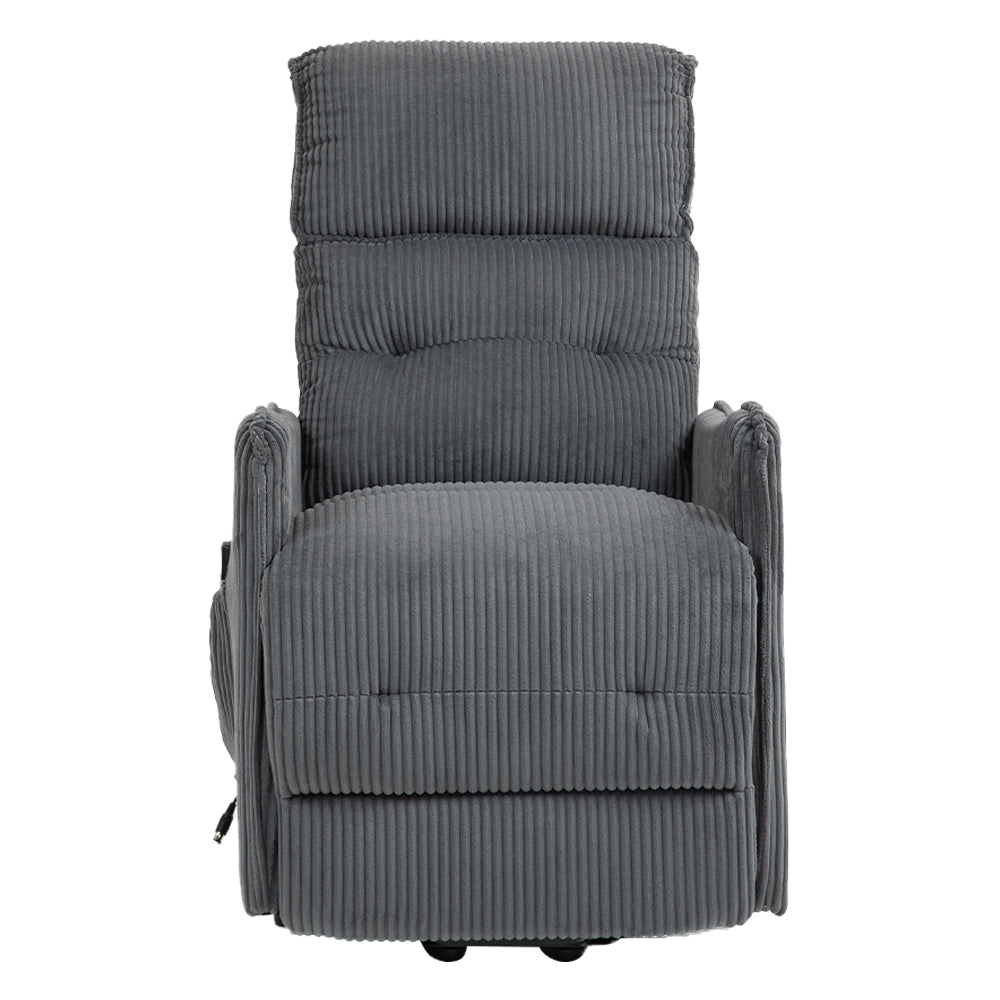 Fraser Electric Recliner Chair - Dark Gray