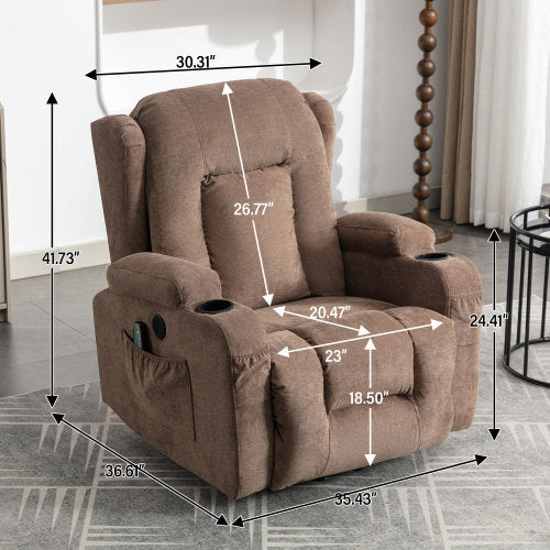 Parsons Power Lift Recliner Chair - Brown