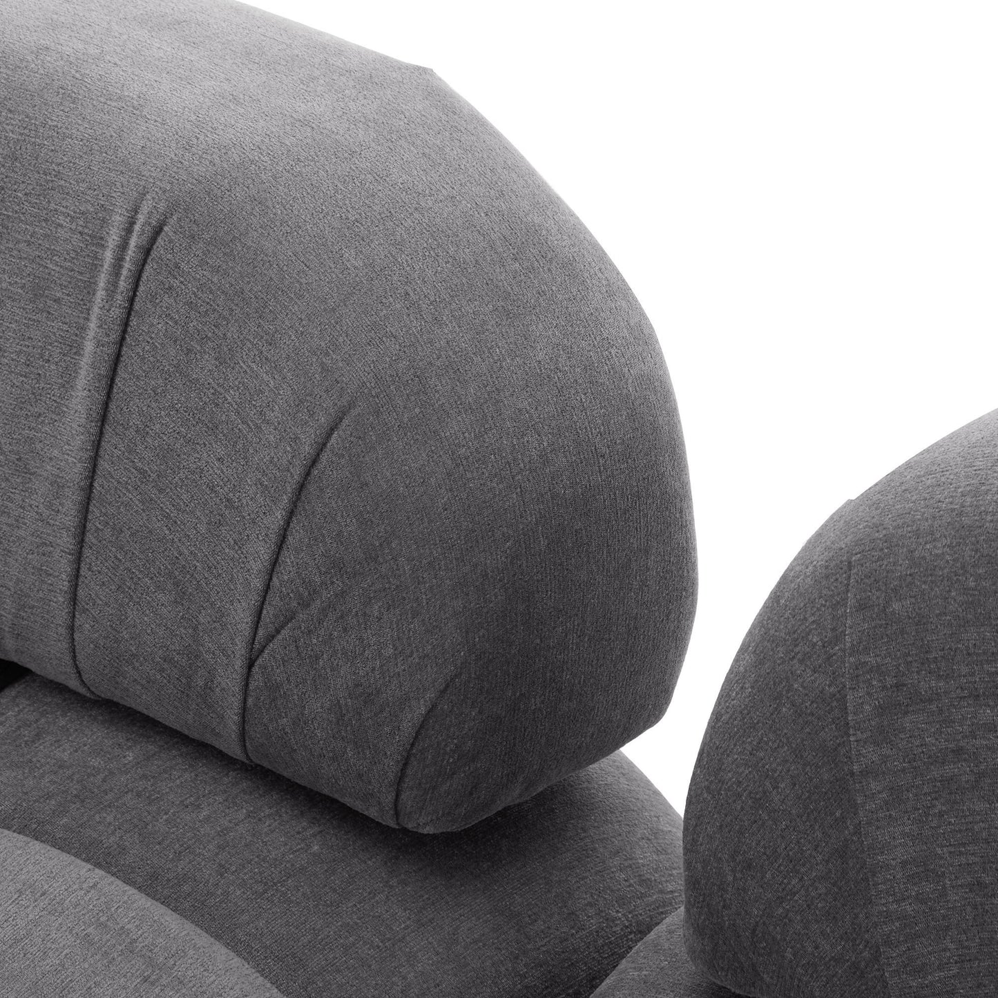 Moby Modular Convertible Sectional Sofa - Gray