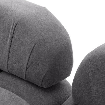 Moby Modular Convertible Sectional Sofa - Gray